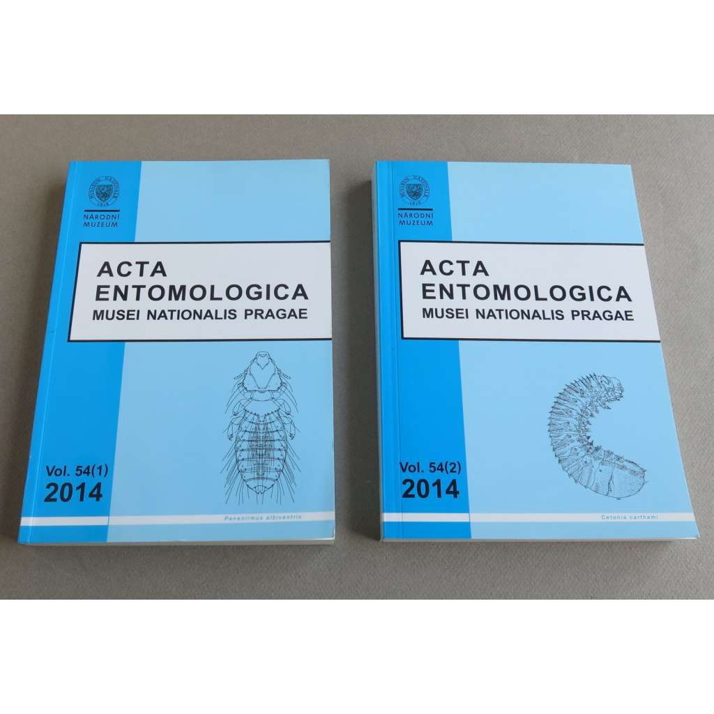Acta Entomologica Musei Nationalis Pragae; Volume 54/1-2 (2014) [časopis, entomologie, hmyz]