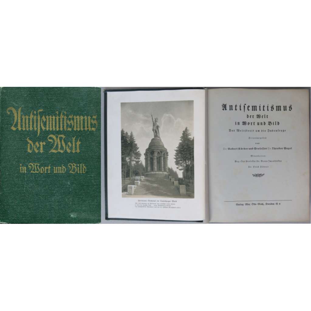 Antisemitismus der Welt in Wort und Bild. Der Weltstreit um die Judenfrage	[antisemitismus, antijudaismus, národní socialismus]
