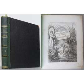 Die Kunstwerke von dem Alterthum bis auf die Gegenwart in 120 Kupferstichen nach Originalzeichnungen ... [umění, archeologie, mědiryty, vazba kůže]