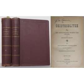 Geistesblitze. Die geflügelten Worte u. Citate des deutschen Volkes. Für Deutschlands Katholiken zusammengestellt. Erster [a] Zweiter Teil [2 sv., náboženství, citáty]