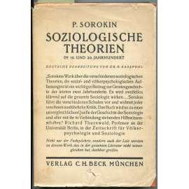 Soziologische Theorien im 19. und 20. Jahrhundert. Deutsche Bearbeitung Hans Kasspohl [sociologie]