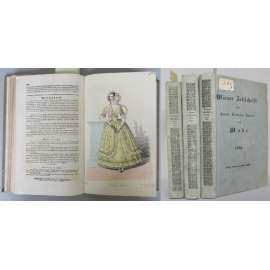 Wiener Zeitschrift für Kunst, Literatur, Theater und Mode. 1840. Erstes-Drittes Quartal [3 svazky, Jänner-September, č. 1-156] [móda, kolorované mědiryty]