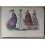Les Modes Parisiennes Illustrées. Journal de la bonne compagnie. Fashions, toilettes, ameublements, théatres, livres nouveaux, romans, poésies, causeries; vingt-cinquième année, Juillet - Decembre 1867 [móda, kolorované litografie, staré tisky]