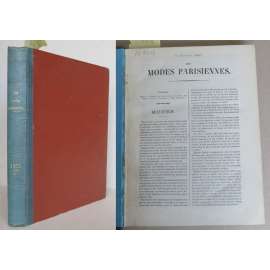 Les Modes Parisiennes Illustrées. Journal de la bonne compagnie; Janvier - Juin 1867 [móda, kolorované litografie, staré tisky]