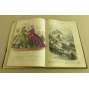 Journal des Dames et des Demoiselles et Brodeuse illustrée réunis. Guide complèt de tous les Travaux de Dames. texte illustré. Broderies, Tapisseries coloriées; 1863-1864 [móda, kolorované rytiny, staré tisky]