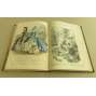 Journal des Dames et des Demoiselles et Brodeuse illustrée réunis. Guide complèt de tous les Travaux de Dames. texte illustré. Broderies, Tapisseries coloriées; 1863-1864 [móda, kolorované rytiny, staré tisky]