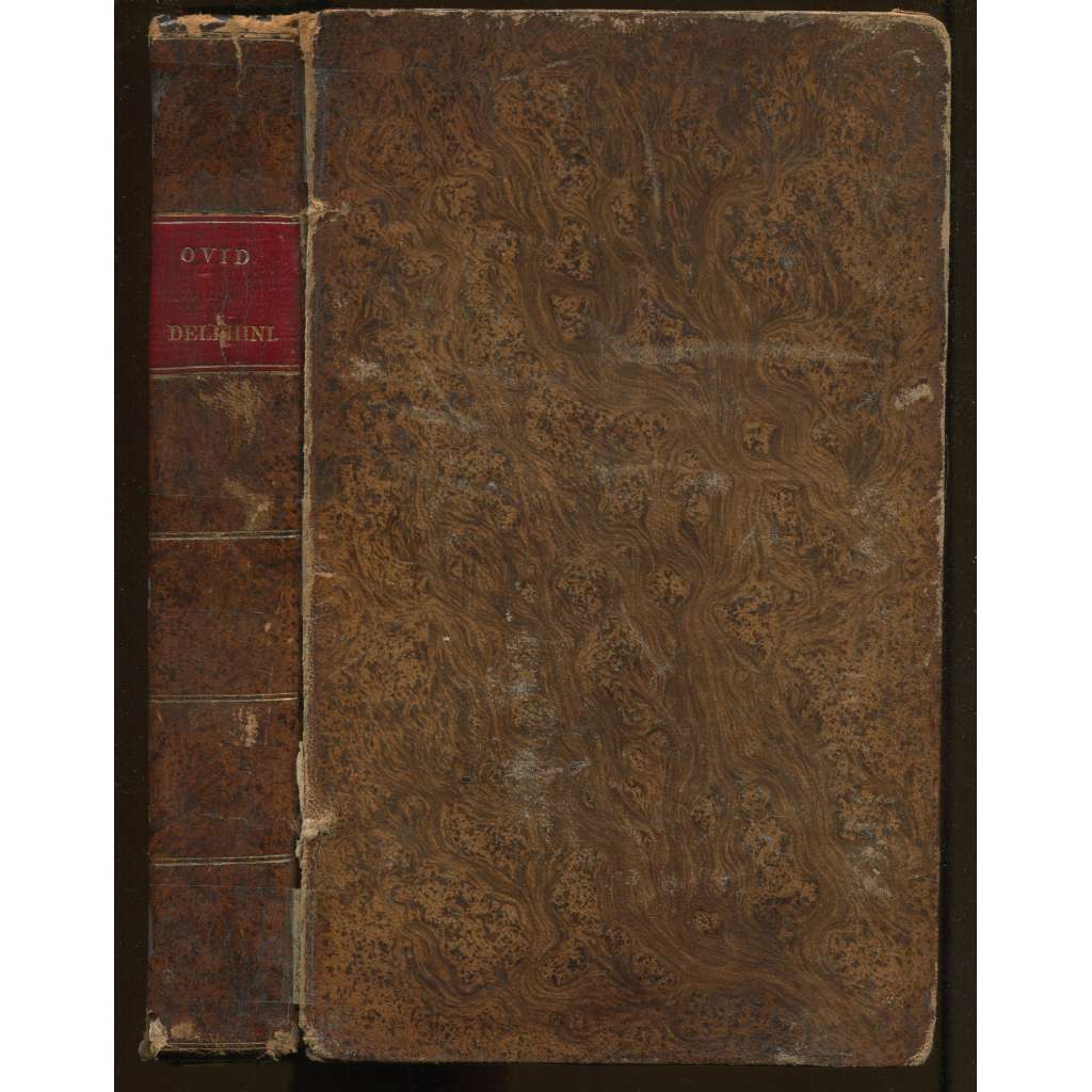 Publii Ovidii Nasonis Metamorphoseon libri XV. Interpretatione & Notis illustravit Daniel Chrispinus Helvetius in usum Serenissimi Delphini. ... [klasická filologie, latinská literatura, vazba kůže]