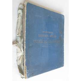 Stanford's London Atlas of Universal Geography: "Whitehall" edition: sixty-three coloured maps and an alphabetical list of names with latitudes and longitudes [atlas, mapy]