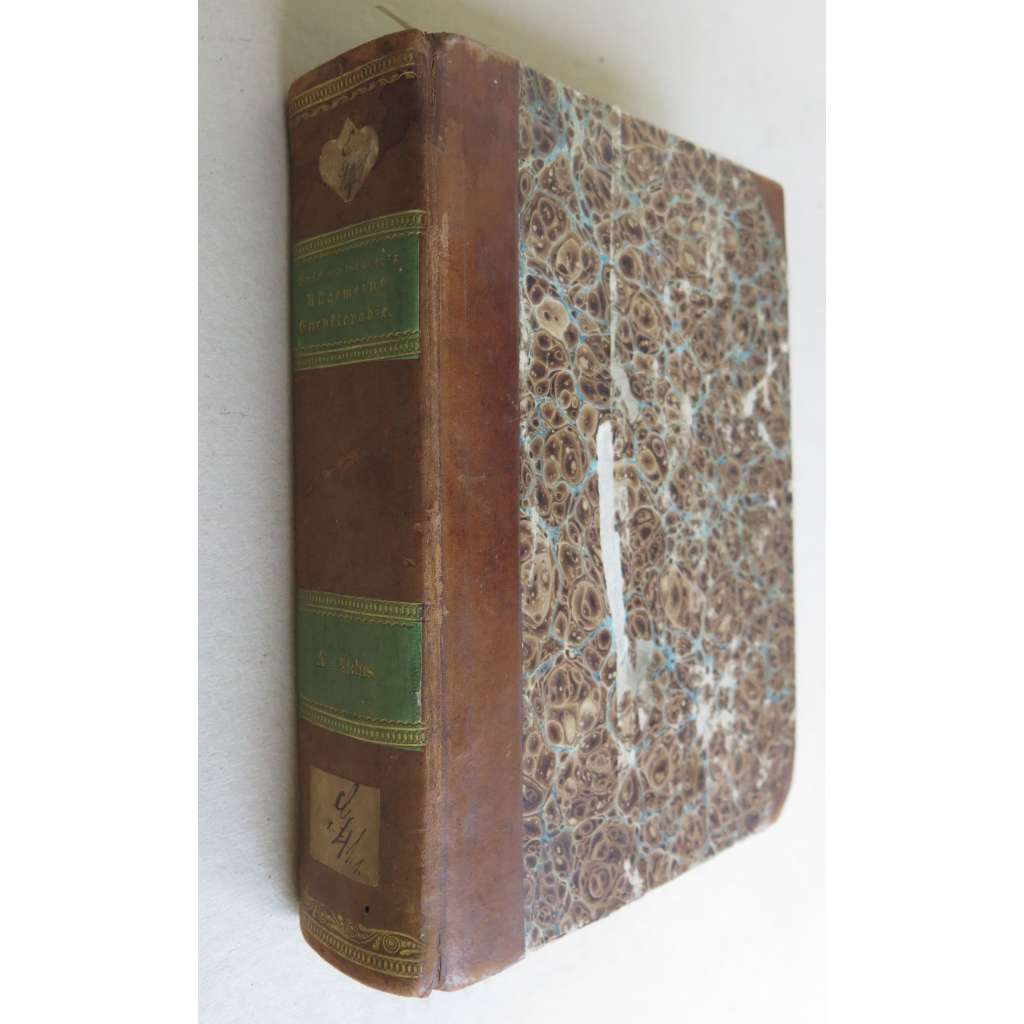 Allgemeine Encyklopädie der Wissenschaften und Künste in alphabetischer Folge von genannten Schriftstellern bearbeitet; [Erste Section], Erster Theil: A - Aetius [a] Zweiter Theil: Äga - Aldus [staré tisky, vazba kůže, encyklopedie]