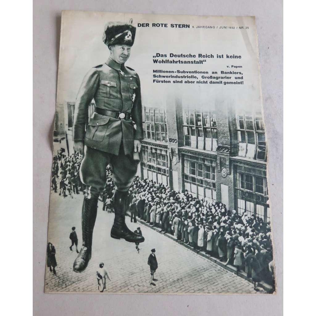Der rote Stern, Juni 1932, 9. Jahrgang, Nr. 25 [noviny, komunismus, socialismus, dělnické hnutí, meziválečné období, Německo]