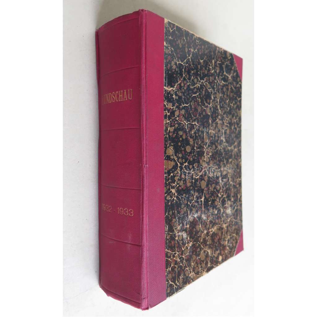 Rundschau über Politik, Wirtschaft und Arbeiterbewegung; 1. a 2. Jahrgang 1932 a 1933 [č. 1-6 a 1-50 komplet v jednom svazku, noviny, komunismus, socialismus, dělnické hnutí, meziválečné období, Německo]