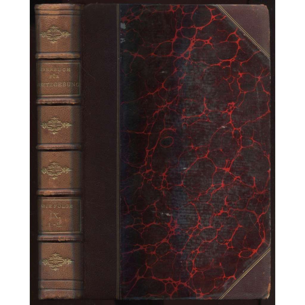Jahrbuch für Gesetzgebung, Verwaltung und Volkswirthschaft im Deutschen Reich; Neunter Jahrgang, 1,-2. Heft (1885) [politika, hospodářství, právo, Německá říše]