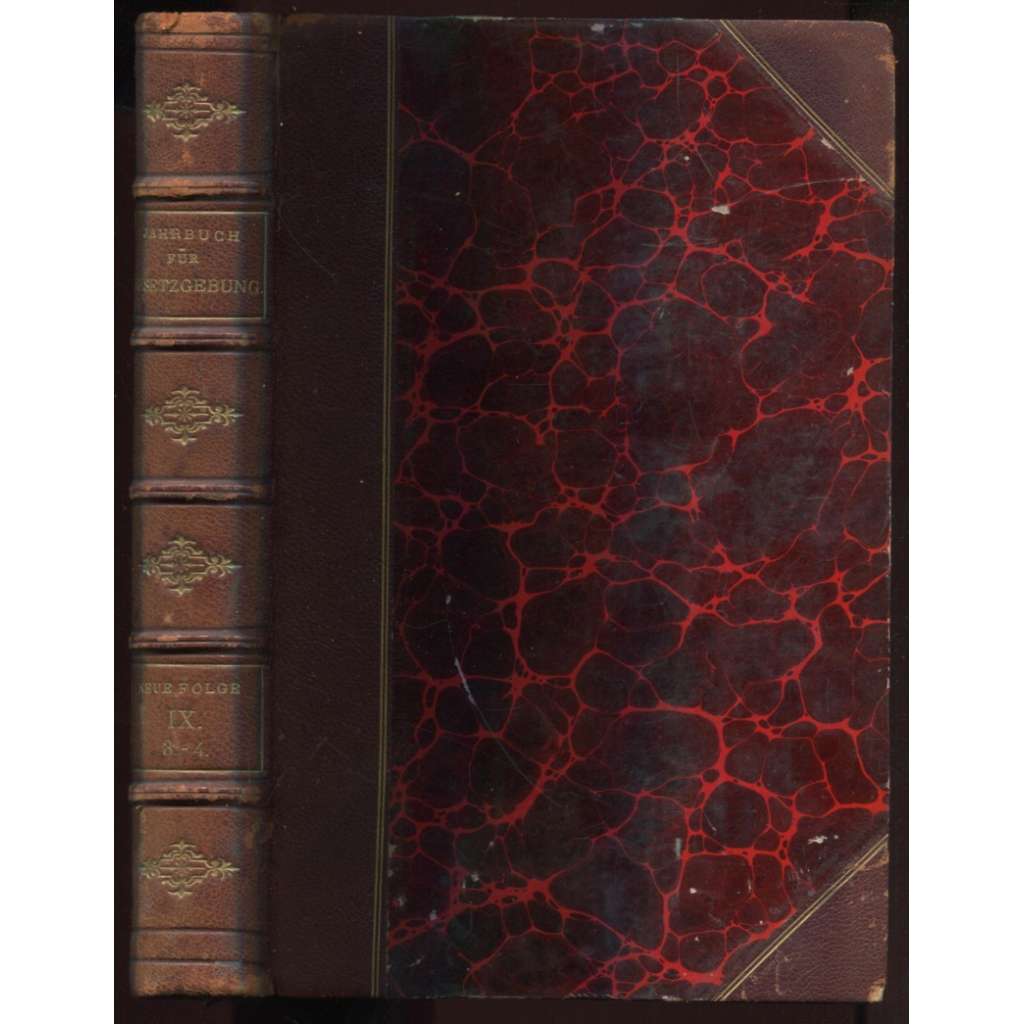 Jahrbuch für Gesetzgebung, Verwaltung und Volkswirthschaft im Deutschen Reich; Neuter Jahrgang, 3.-4. Heft (1885) [politika, hospodářství, právo, Německá říše]