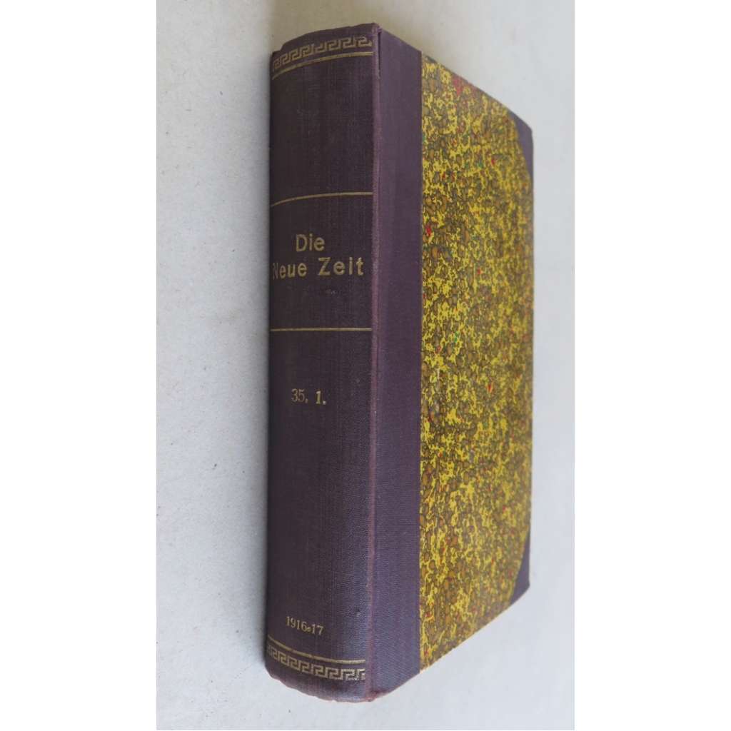 Die Neue Zeit. Wochenschrift der Deutschen Sozialdemokratie; Fünfunddreißigster Jahrgang, Erster Band 1917 [komplet, č. 1-26, politika, kultura, sociální demokracie]
