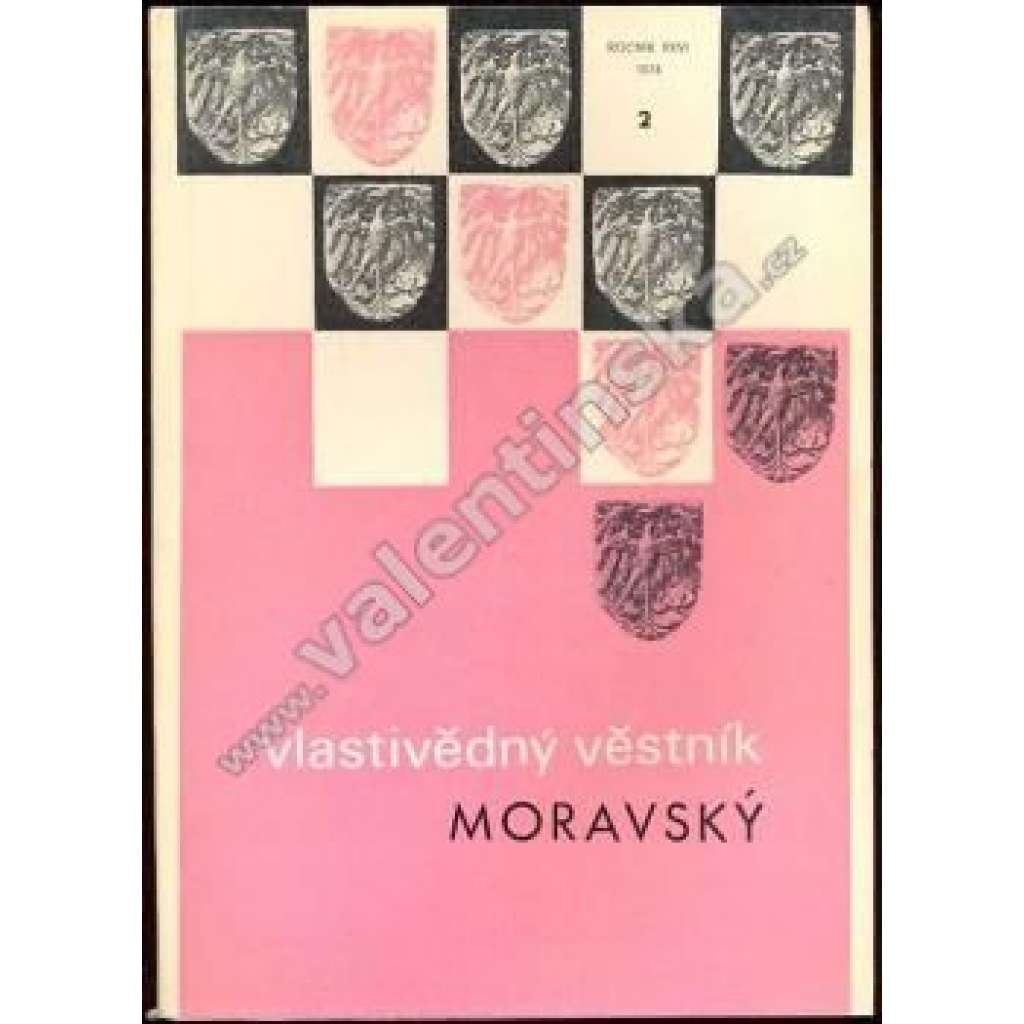 Vlastivědný věstník Moravský, roč. XXVI, č.2,1974