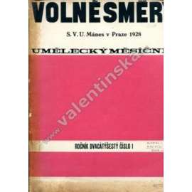 Volné směry, roč. XXVI.1928 (časopis, malířství, sochařství, avantgarda, mj. Picasso, Matisse, Renoir, Jaroslav Čermák, Jože Plečnik, Kubismus, Josef Gočár)