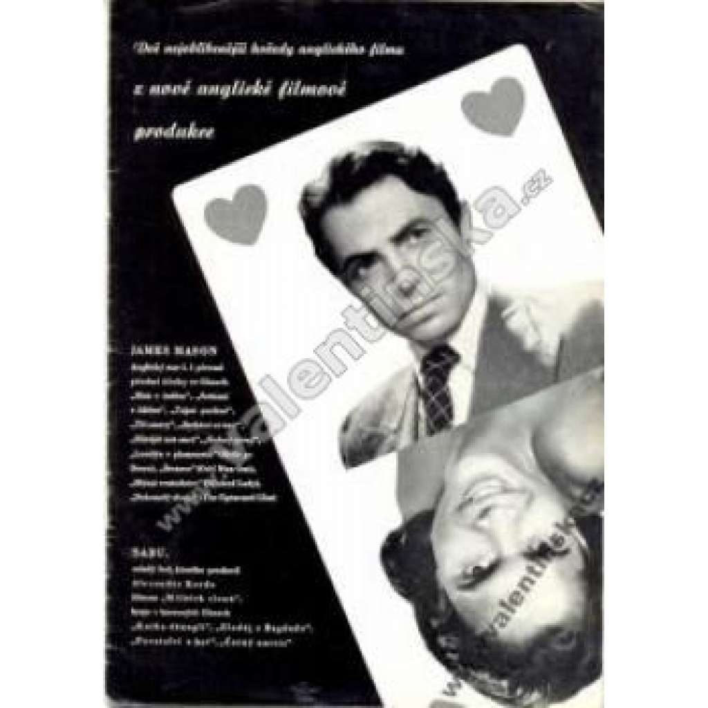 Starý filmový časopis (film, časopis, mj. Jean Gabin, Gérard Philippe, Jean Marais, fotografie)
