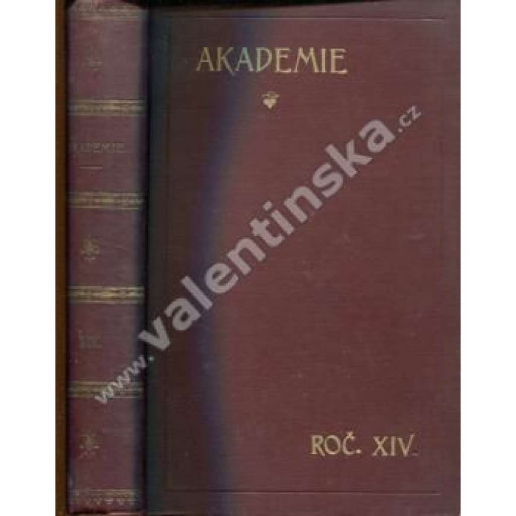 Socialistická revue Akademie, ročník XIV. 1910 (ročenka, politika, kultura, mj. Třídní boje ve francouzské revoluci, Výdělečná práce českých dětí, Hutníci, Karel Kramář o české politice)