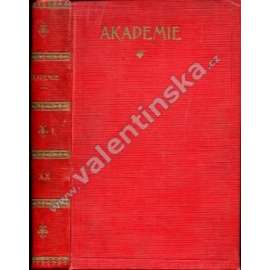 Socialistická revue Akademie, ročník XX. 1916 (politika, kultura, mj. M. Majerová, E. Vachek, Fr. Novák - Sociální demokracie a státní monopoly)