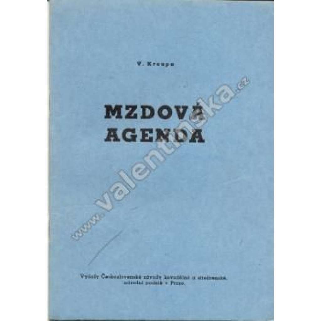 Mzdová agenda (ekonomie, plat, mzda, komunismus)