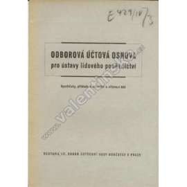 Odborová účtová osnova pro ústavy lidového peněžnictví (edice: Odborného vzdělání) [účetnictví, daně, komunismus]