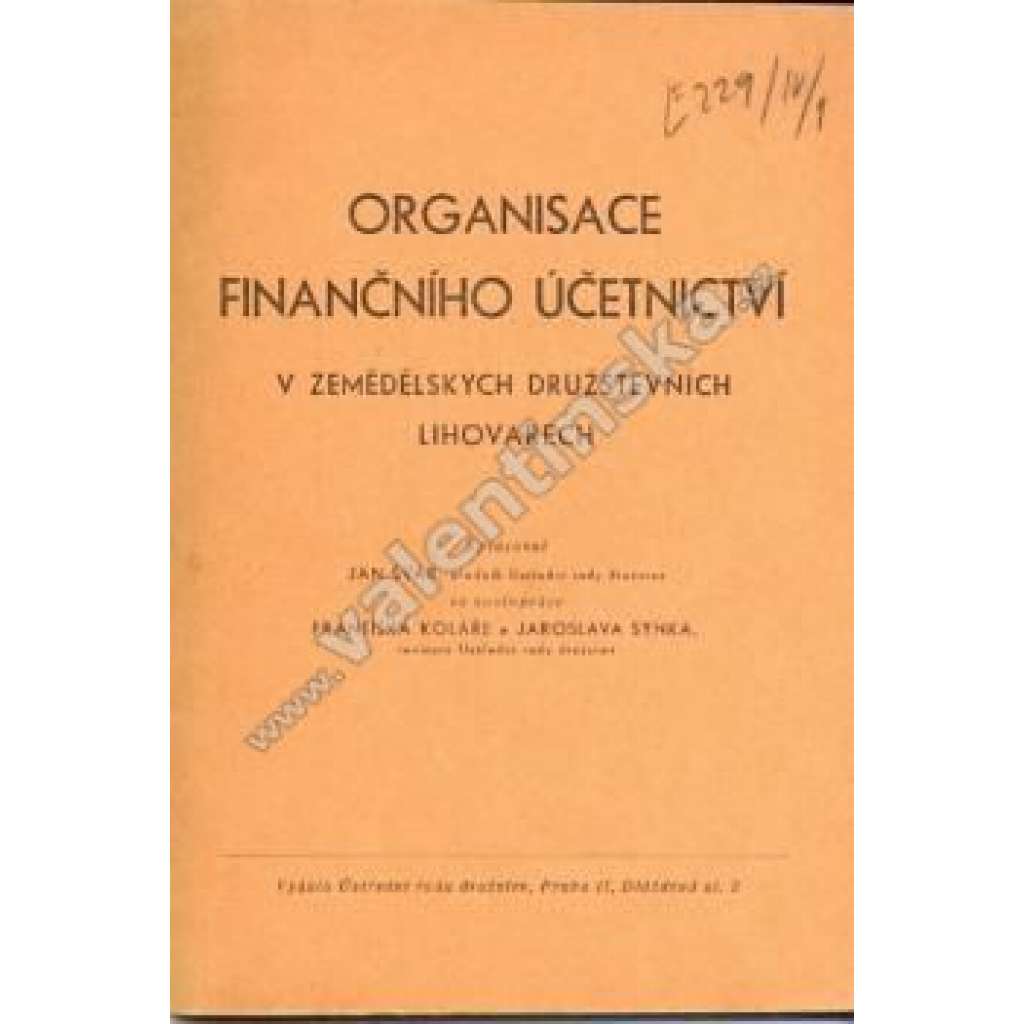 Organisace finančního účetnictví