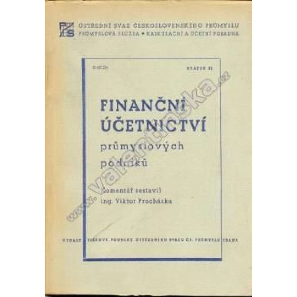 Finanční účetnictví průmyslových podniků