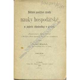 Některé povážlivé zásady nauky hospodářské a jejich důsledky v praxi (zemědělství, rolnictví, příručka, mj. krmivo, ječmen)