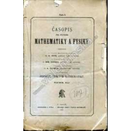 Časopis pro pěstování mathematiky a fysiky, ročník 41, 1911-1912, I.-V. číslo (časopis, matematika, fyzika)