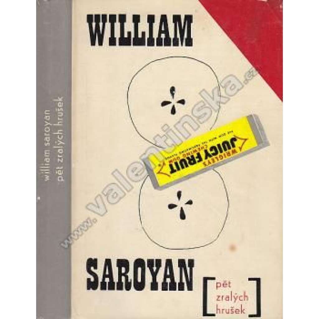 Pět zralých hrušek a jiné povídky [ William Saroyan ] (  Obálku a vazbu navrhl Vladimír Fuka )