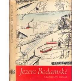 Jezero Bodamské (edice: Kmen) [román, satira; obálka Kamil Lhoták]