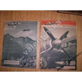 Rozlet, ročník III., 1947 konvolut (časopis, letadlo, letectví, mj. Dakota, Bitva o Anglii, Mont Everest, Ruzyně, Jan Kašpar)