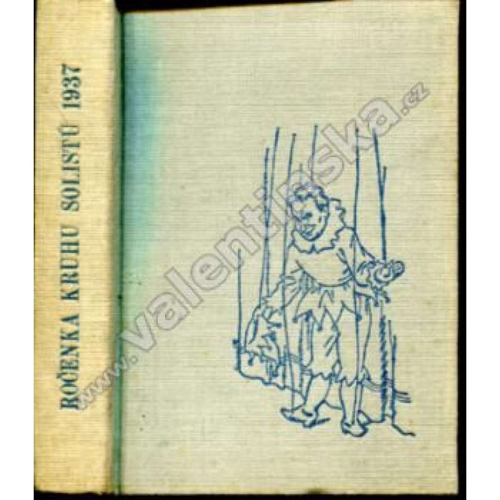 Ročenka Kruhu solistů městských divadel pražských (1937) [divadlo na Vinohradech, Vinohrady, divadelní hry, kalendář, mj. Vzpomínka na sovětské divadlo, Zájezd do Vídně]