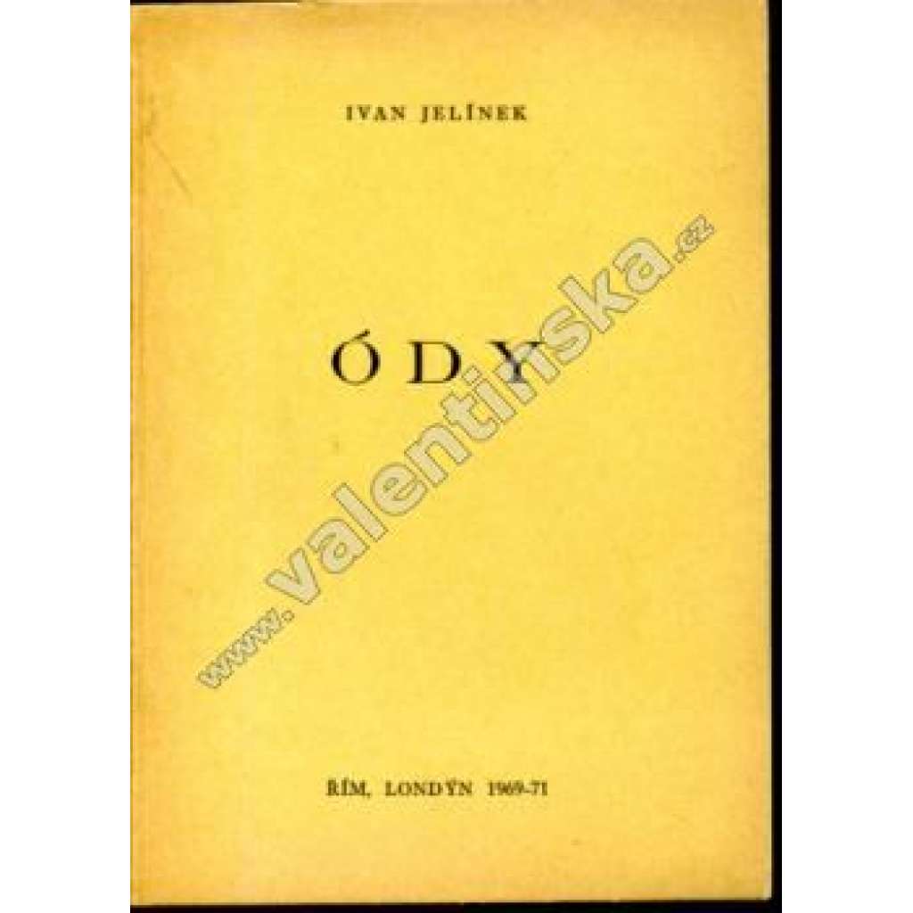 Ódy (poezie, exilové vydání!)