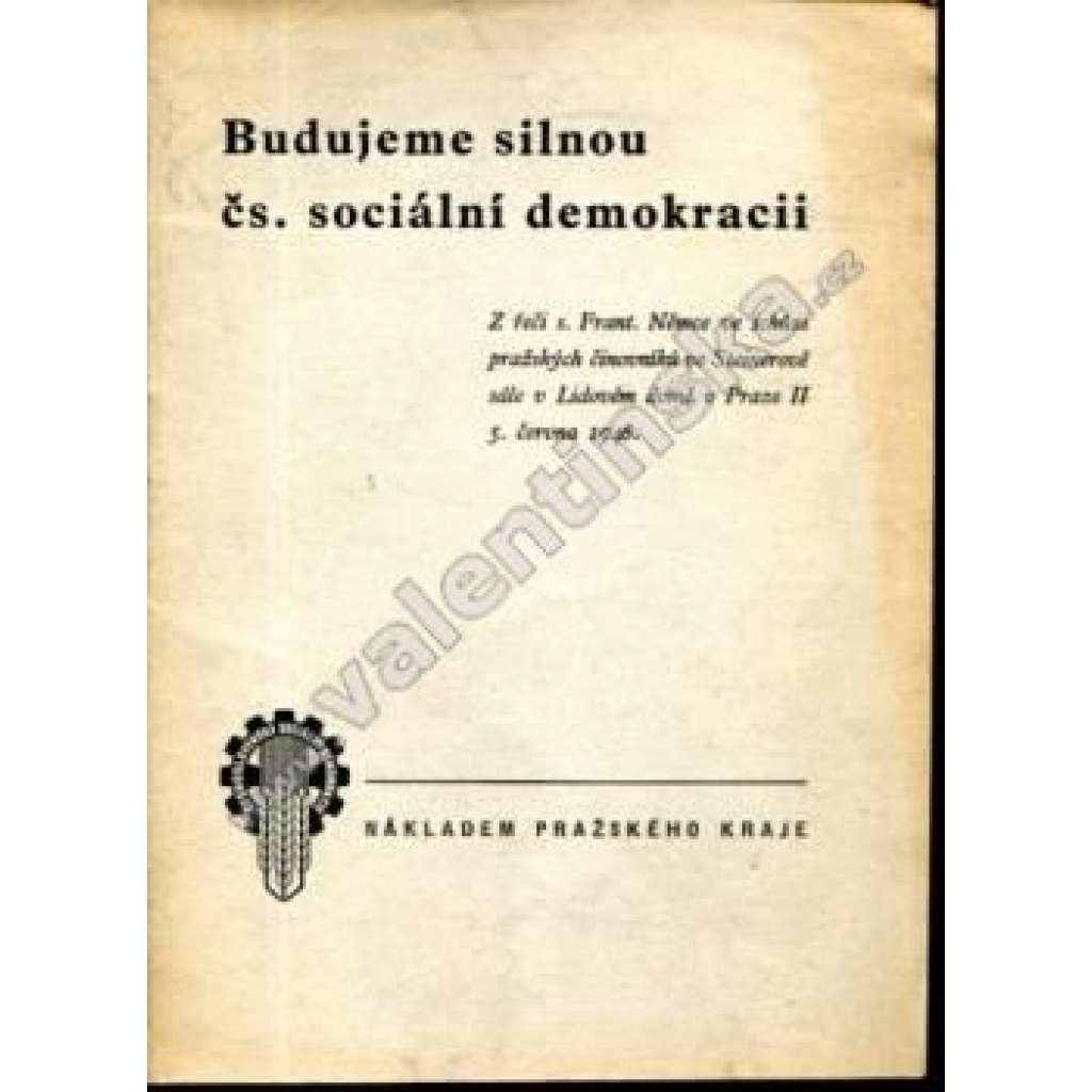 Budujeme silnou čs. sociální demokracii