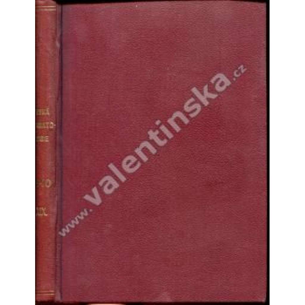 Česká dermatologie, ročník XIX. 1940 (časopis, lékařství, protektorát, mj. Vzácně odchylný případ syfilis; Zvláštní případ sebepoškození; O léčení těžkých spálenin Calcedralem aj.)