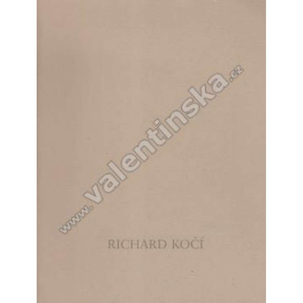Richard Kočí (výstavní katalog, malířství, abstrakce)