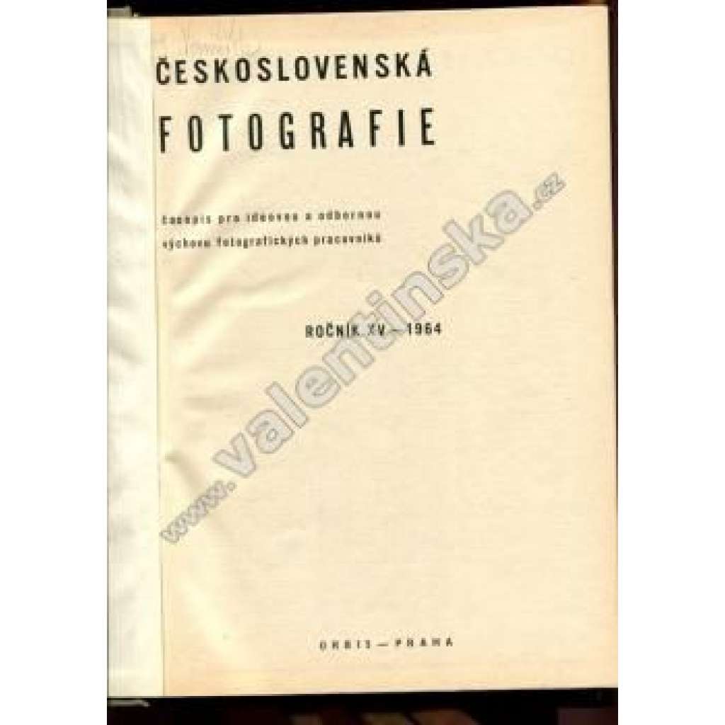 Československá fotografie, r. XV. (1964)