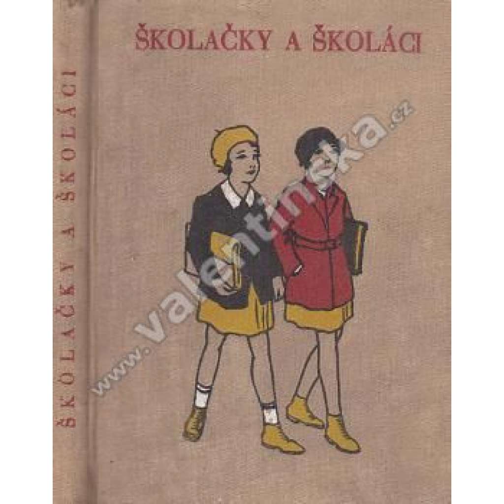 Školačky a školáci (škola, příběh; ilustrace Fr. Horník)