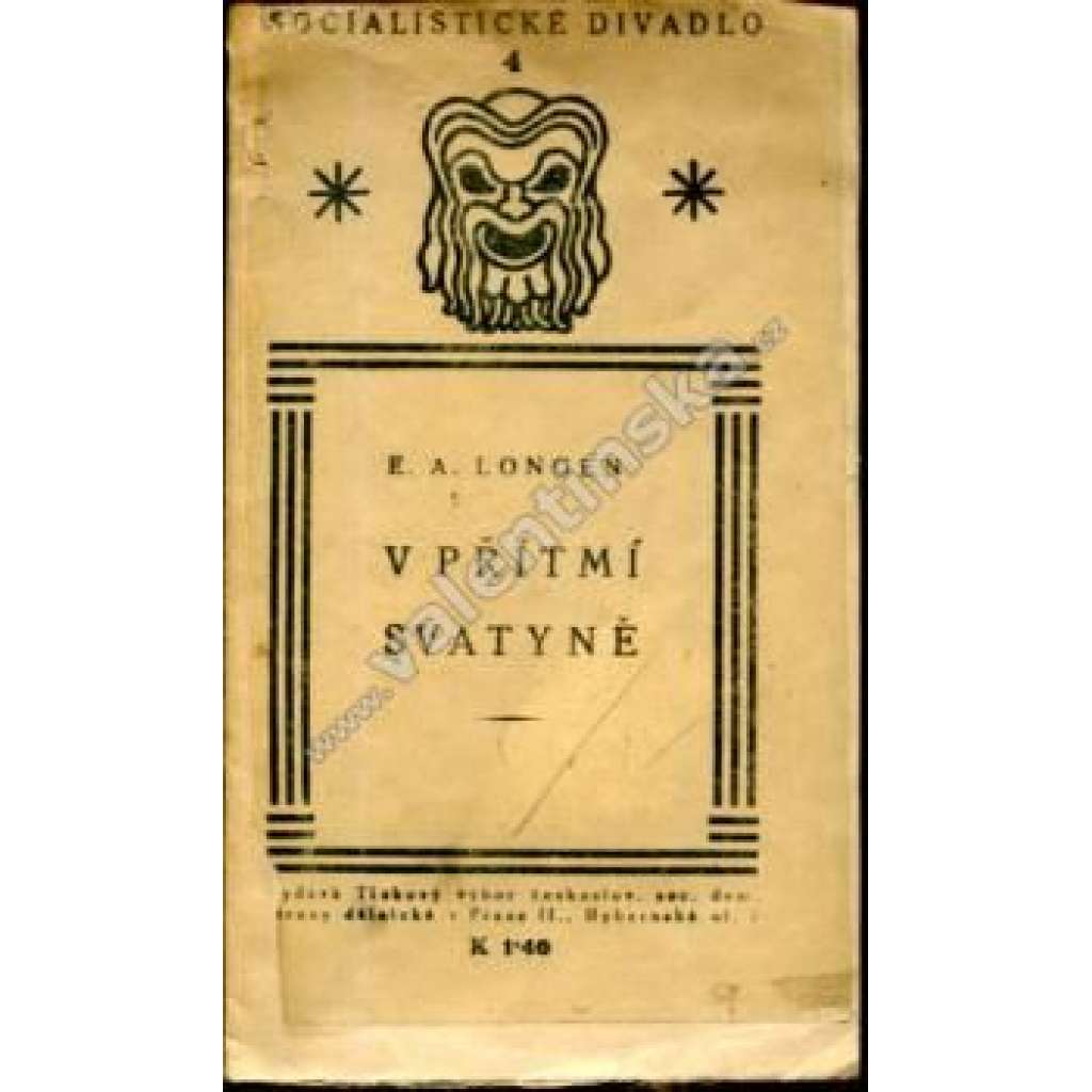 V přítmí svatyně (edice: Socialistické divadlo, sv. 4) [divadelní hra, veselohra]