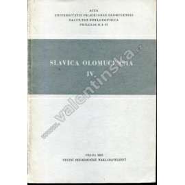 Slavica Olomuncensia, IV. (1982)