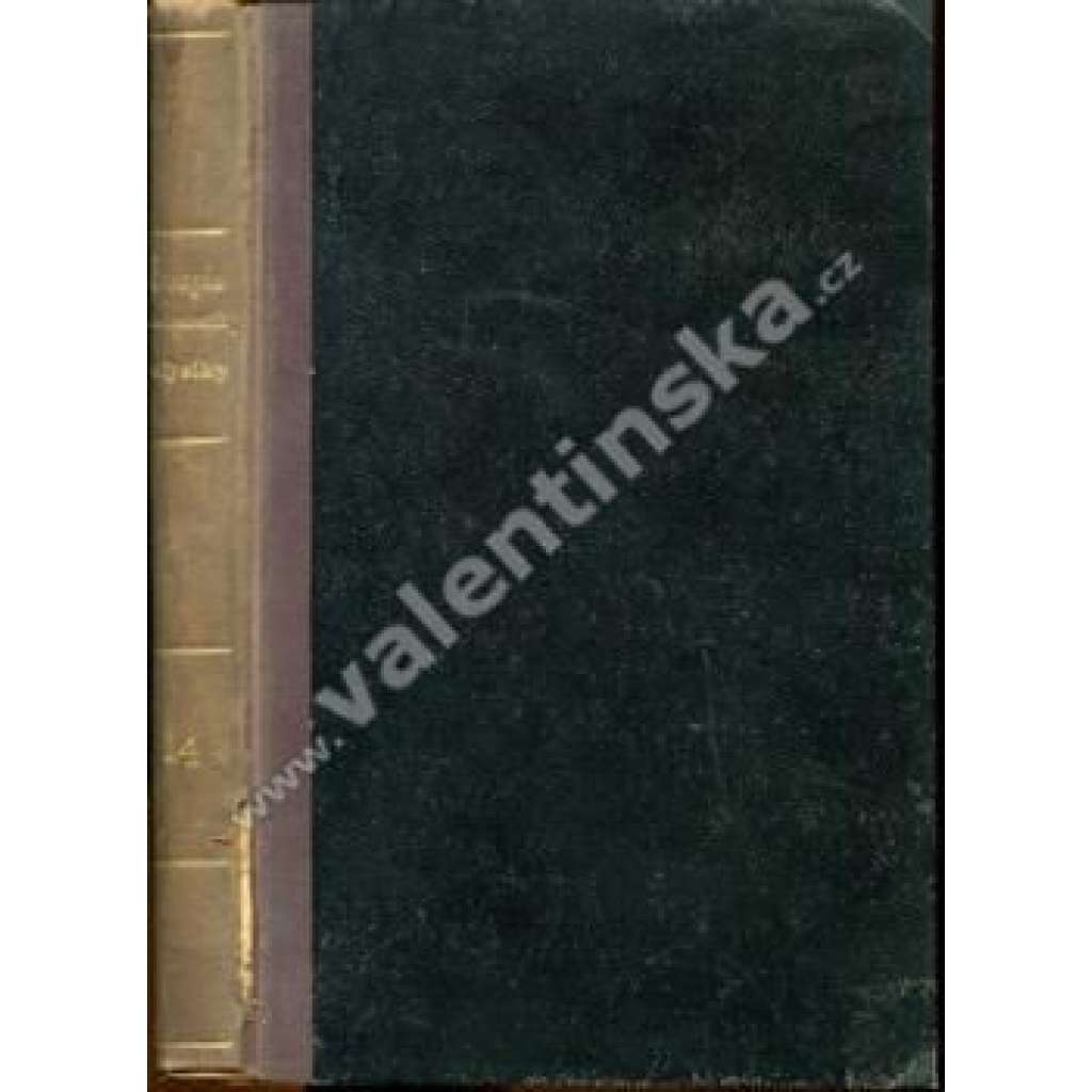 Časopis pro pěstování mathematiky a fysiky, r. XIV. (1885) [matematika, fyzika, mj. Odchylka Foucaultova kyvadla, O řešení lineárních rovnic, Výroční zpráva škola - Karlín, Pardubice, Chrudim, Nový Bydžov)