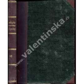 Časopis pro pěstování mathematiky a fysiky, XLVIII. (1919) [matematika, fyzika, mj. O obráceném kyvadle, Příspěvek k theorii těles, Z dějin nivelace, O dvojných součinech vektorových]