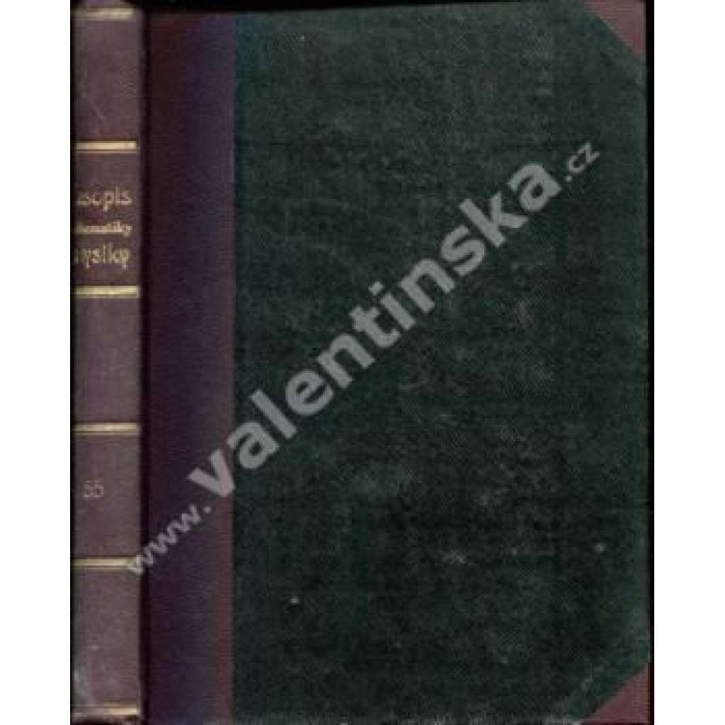 Časopis pro pěstování matematiky a fysiky, r. 55 (1926) [matematika, fyzika, mj. O cornoidě, Lampa s doutnavým světlem jako přerušovač proudu, O větě Leibnizově, Tři přednášky o magnetismu)
