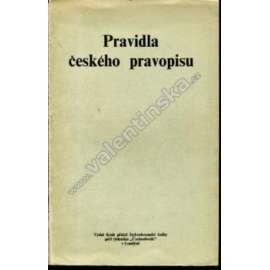 Pravidla českého pravopisu (český jazyk, čeština, exilové vydání!)