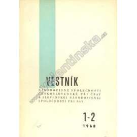 Věstník Národopisné společnosti, 1-2, 1968