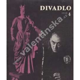 Divadlo - duben/1958 (časopis, mj. Julius Fučík a divadelní avantgarda, Tylův Hus v Ostravě, O Jiřím Mahenovi a nové inscenaci Janošíka; obálka Libor Fára)