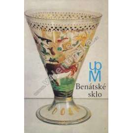 Benátské sklo v československých sbírkách (výstavní katalog, sklo, mj. flakon, váza, pohár, džbán)
