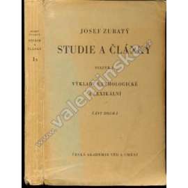 Studie a články, svazek I.