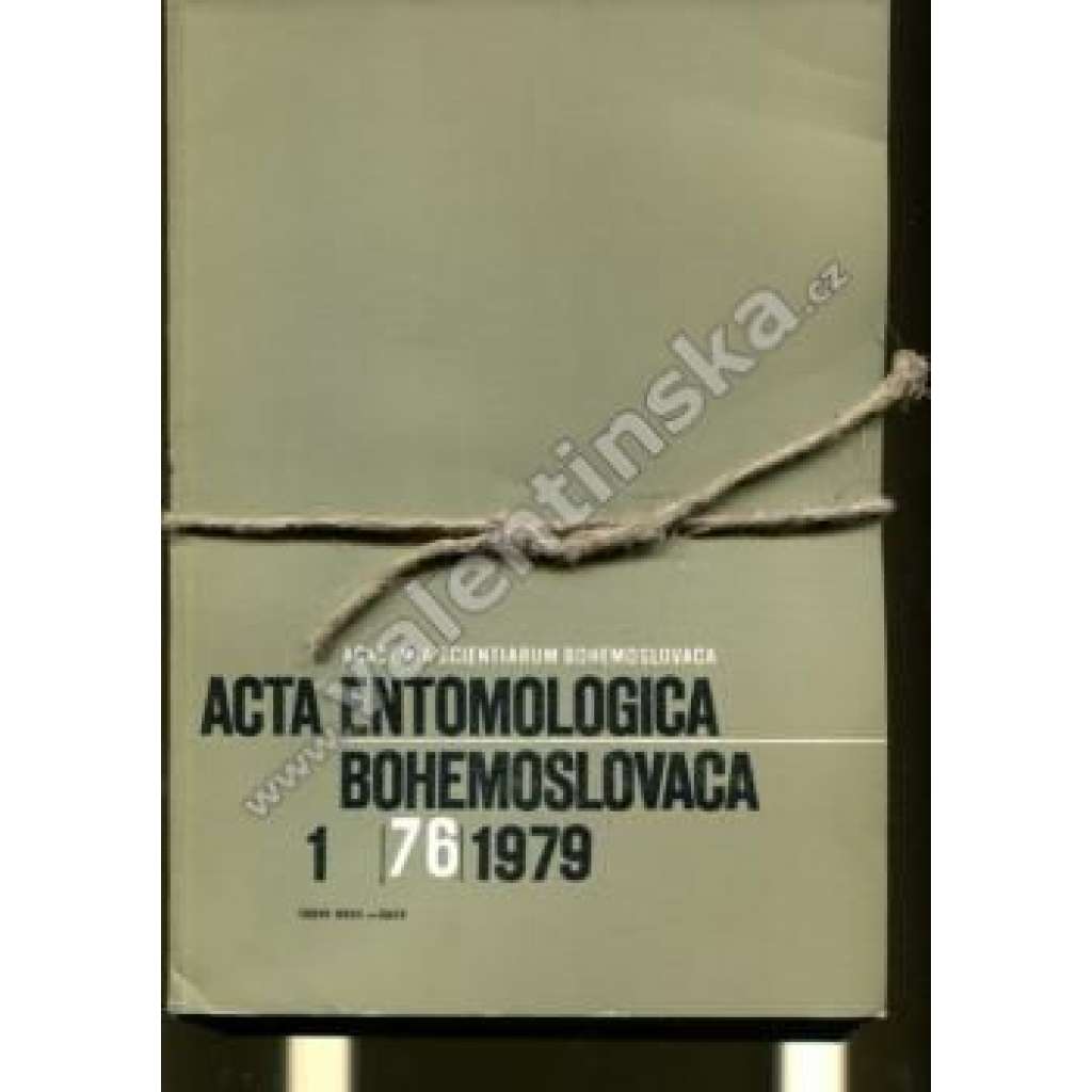 Acta entomologica bohemoslovaca 1979